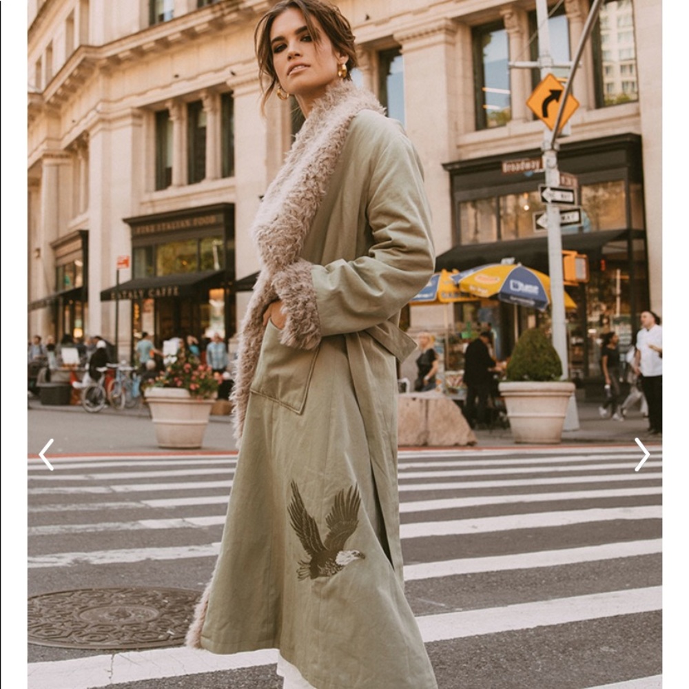 Spell and the Gypsy Eagle Winter Coat in Green